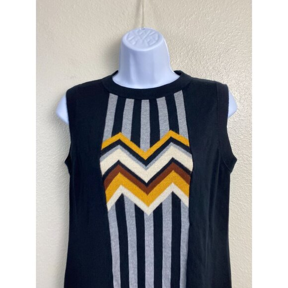 Missoni x Target Women Knit Sweater Dress Size Medium Black Sleeveless Geometric - Picture 6 of 10